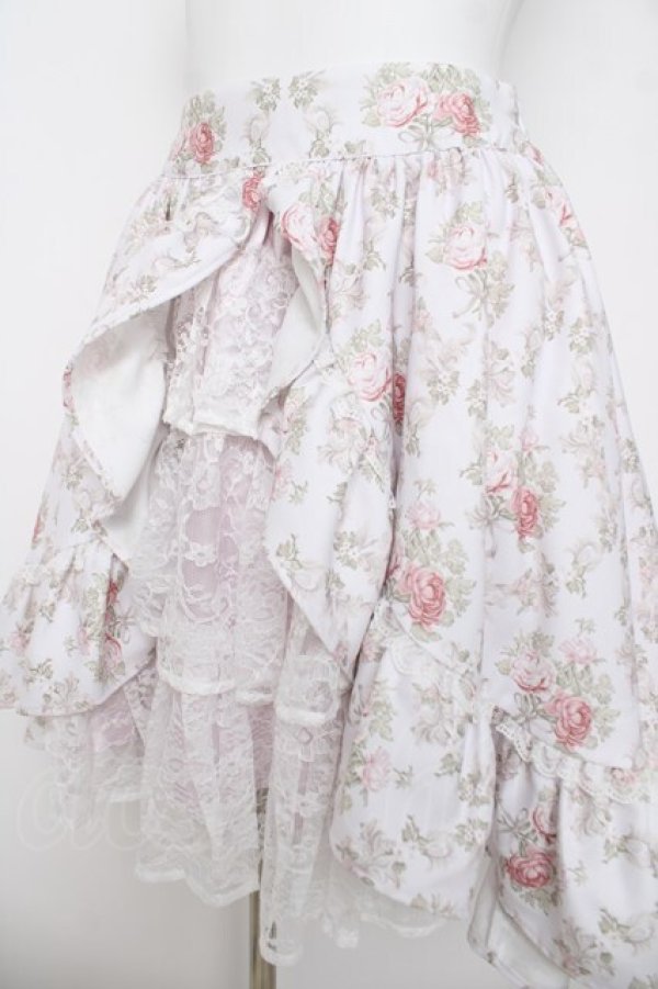 画像3: mellfy memory / Princess Rococo Rose lace スカート S ピンク Y-26-03-24-131-LO-SK-SZ-ZY (3)
