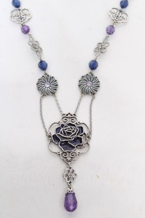 画像: axes femme / クラシカルチャイナネックレス  シルバー Y-26-03-24-002-AX-AC-SZ-ZY