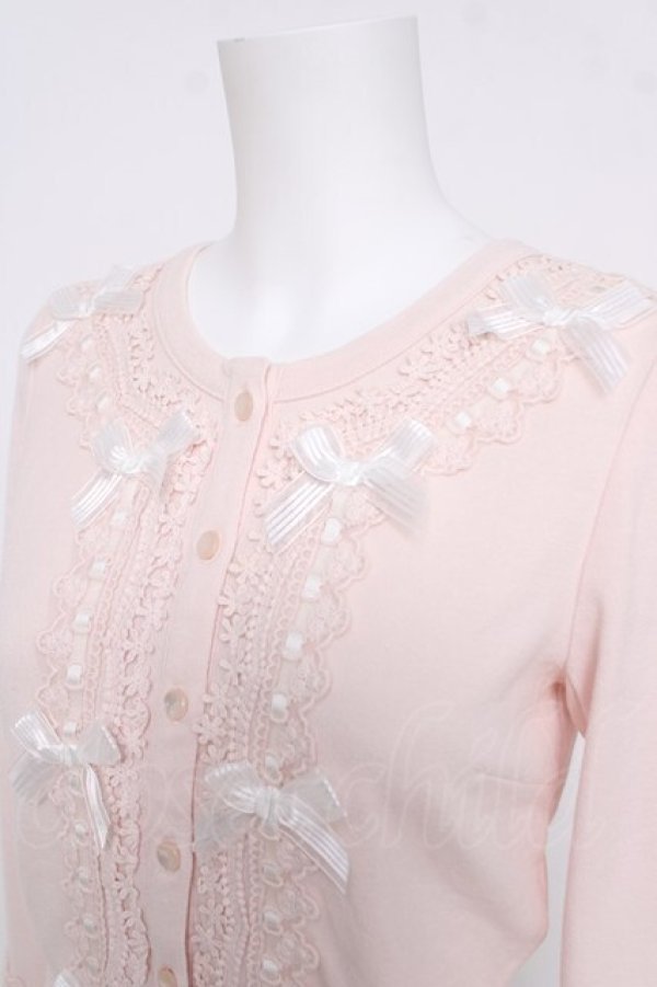 画像3: LIZ LISA / はしごレースカーディガン 0 ピンク Y-26-03-24-024-LO-TO-SZ-ZY (3)