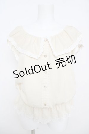 画像: CECIL McBEE / 裾フリルブラウス風トップス M 生成り Y-26-03-24-025-LO-TO-SZ-ZY