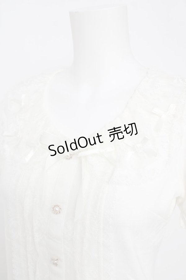 画像3: LIZ LISA / レース衿カットトップス 0 白 Y-26-03-24-027-LO-TO-SZ-ZY (3)