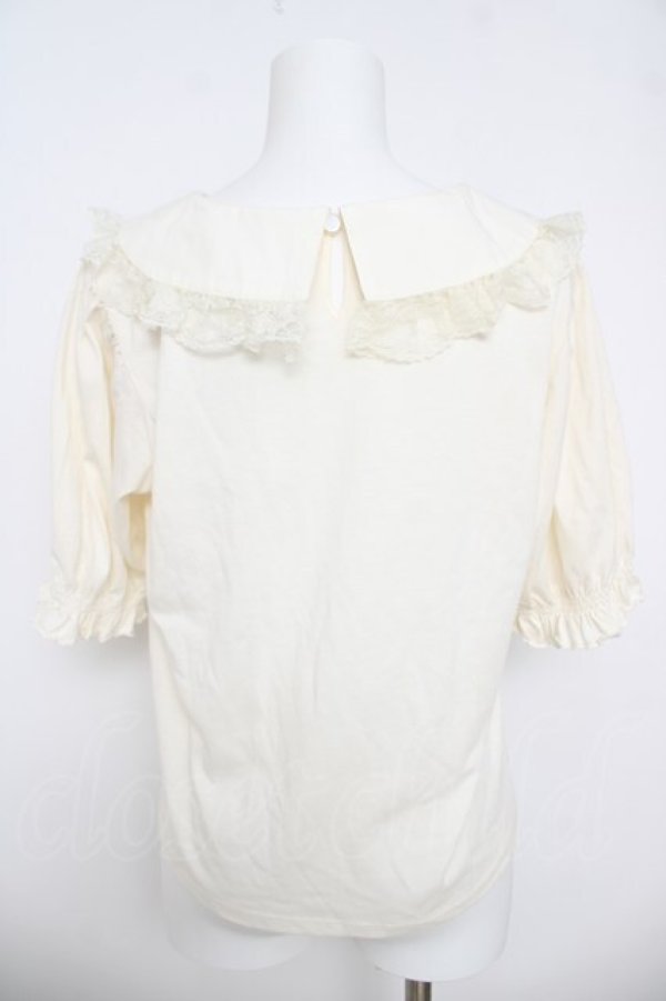 画像2: m petit by misako / 丸襟プルオーバー M 中白 Y-26-03-24-030-LO-TO-SZ-ZY (2)