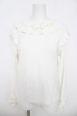 画像1: axes femme kawaii / フリルリボンカットプル M 白 Y-26-03-24-031-AX-TO-SZ-ZY (1)