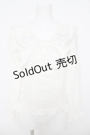 画像: LIZ LISA / シアーギンガムチェックトップス 0 白 Y-26-03-24-032-LO-TO-SZ-ZY