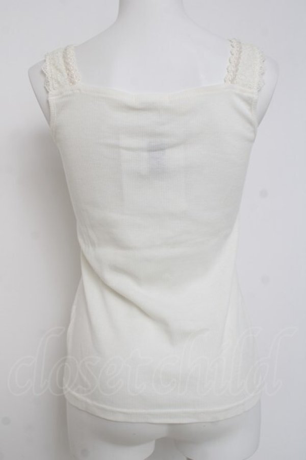 画像2: axes femme / ビジューストーン付きタンクトップ M 生成り Y-26-03-26-042-AX-TO-SZ-ZY (2)