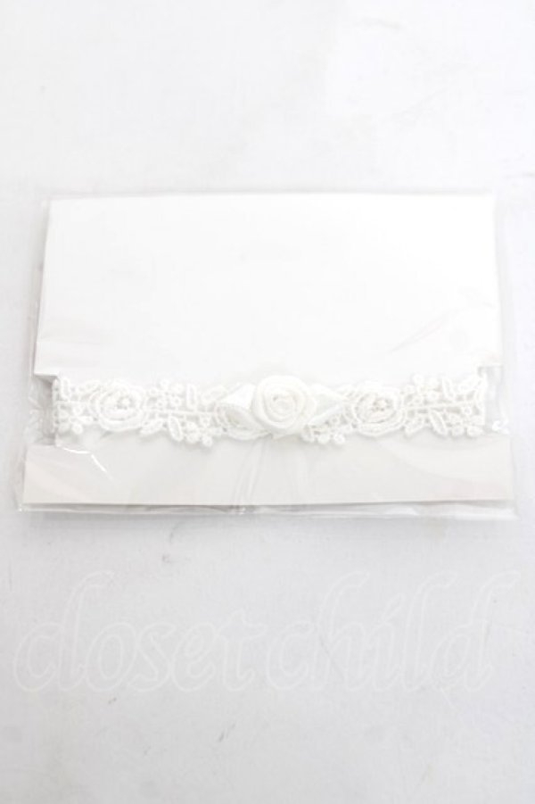 画像1: marcHenTica / Arboralis Frillチョーカー  白 Y-26-03-26-004-LO-AC-SZ-ZY (1)