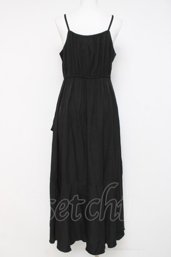 画像3: axes femme / ビット付フリルキャミワンピース F 黒 Y-26-03-26-055-AX-OP-SZ-ZY (3)