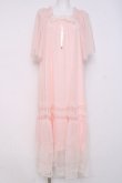 画像1: axes femme / フレアスリーブチュールワンピース F ピンク Y-26-03-26-066-AX-OP-SZ-ZY (1)