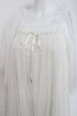 画像3: axes femme / フレアスリーブチュールワンピース F 白 Y-26-03-26-067-AX-OP-SZ-ZY (3)