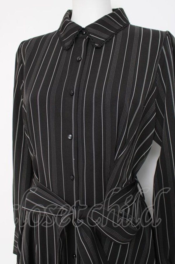 画像3: axes femme POETIQUE / アシメシャツワンピース M 黒 Y-26-03-26-073-AX-OP-SZ-ZY (3)