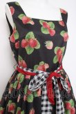 画像3: Leur Getter / Sweet Strawberryノースリーブワンピース M ブラック Y-26-03-26-077-LU-OP-SZ-ZY (3)