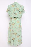 画像2: INGEBORG / フルーツ柄ワンピース  ミント Y-26-03-26-080-LO-OP-SZ-ZY (2)