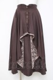 画像1: axes femme / ジップフリルスカート F 茶 Y-26-03-26-086-AX-SK-SZ-ZY (1)