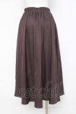 画像2: axes femme / ジップフリルスカート F 茶 Y-26-03-26-086-AX-SK-SZ-ZY (2)
