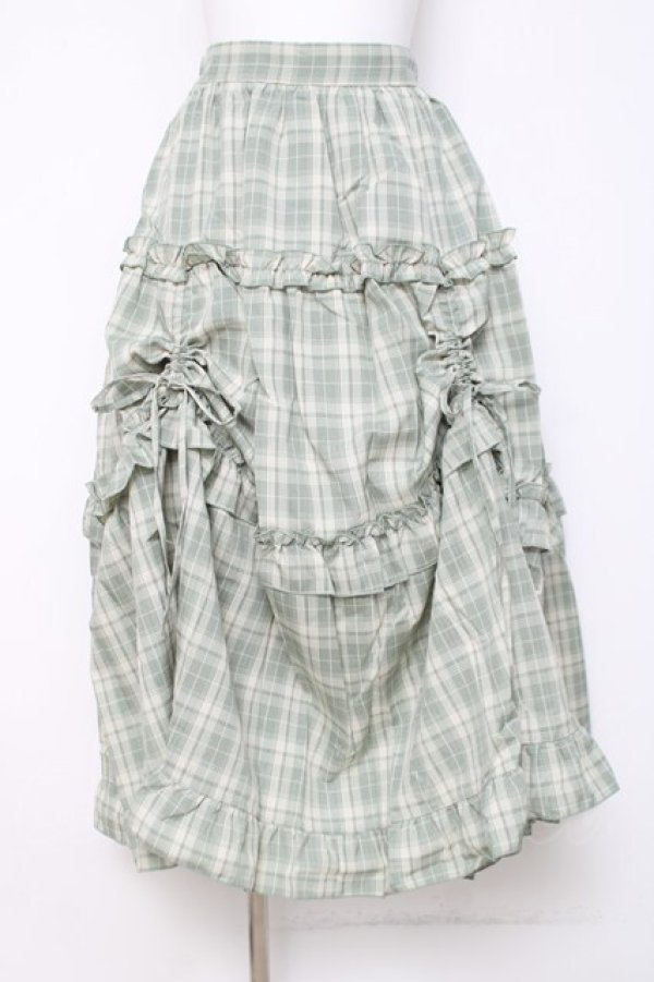 画像1: axes femme / ドロストティアードスカート F ミント Y-26-03-26-089-AX-SK-SZ-ZY (1)
