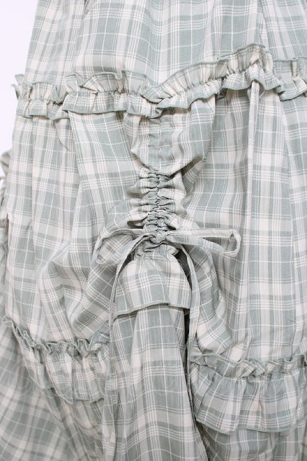 画像2: axes femme / ドロストティアードスカート F ミント Y-26-03-26-089-AX-SK-SZ-ZY (2)