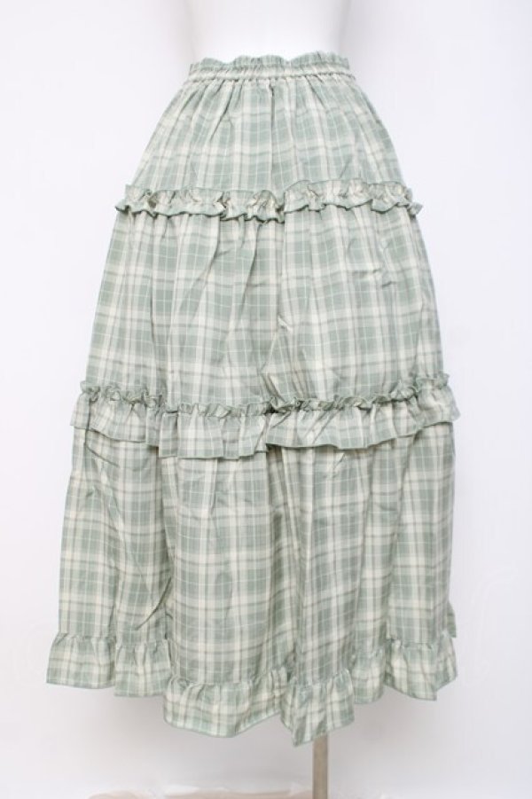 画像3: axes femme / ドロストティアードスカート F ミント Y-26-03-26-089-AX-SK-SZ-ZY (3)