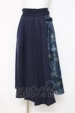 画像1: axes femme / ハリー・ポッタープリーツ スカート M 紺 Y-26-03-26-092-AX-SK-SZ-ZY (1)