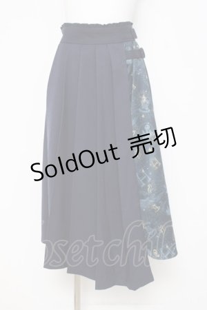 画像: axes femme / ハリー・ポッタープリーツ スカート M 紺 Y-26-03-26-092-AX-SK-SZ-ZY