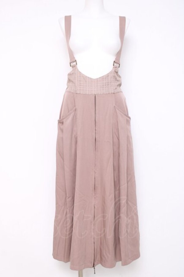 画像1: axes femme POETIQUE / ２ｗａｙデザインサス付パンツ M ベージュ Y-26-03-26-095-AX-SK-SZ-ZY (1)