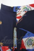 画像3: INGEBORG / 旗柄スカート  紺 Y-26-03-26-100-LO-SK-SZ-ZY (3)