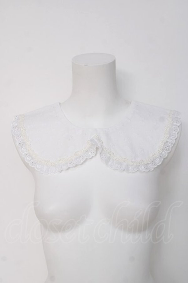 画像1: marcHenTica / Arboralis Frill付け襟  白 Y-26-03-26-014-LO-ZA-SZ-ZY (1)