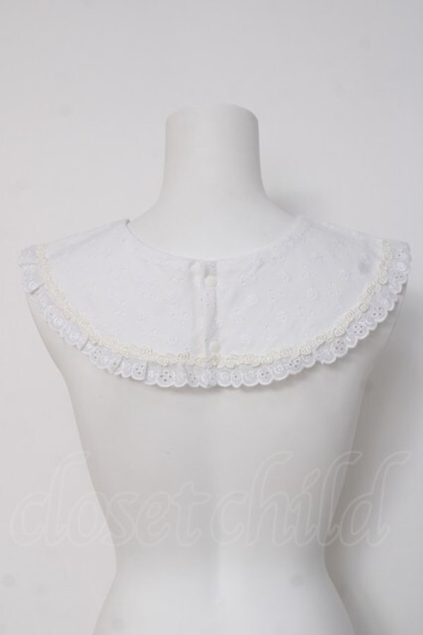 画像2: marcHenTica / Arboralis Frill付け襟  白 Y-26-03-26-014-LO-ZA-SZ-ZY (2)