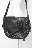 画像2: Ozz Croce / パイソン切替ショルダーバッグ  黒 Y-26-03-26-028-OO-BG-SZ-ZY (2)