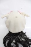 画像3: Nile Perch / うさぎさんベレー帽  アイボリー Y-26-03-26-029-LO-ZA-SZ-ZY (3)