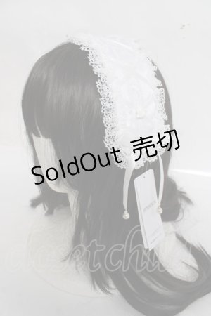 画像: axes femme / レースアップヘッドドレス  白 Y-26-03-26-034-AX-AC-SZ-ZY