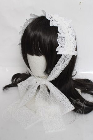 画像: marcHenTica / Arboralis Frillヘッドドレス  白 Y-26-03-26-035-LO-AC-SZ-ZY