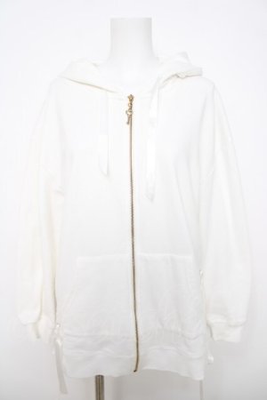 画像: Secret Honey / スピンドルうさ耳パーカー 2 白 Y-26-03-28-049-CA-TO-SZ-ZY