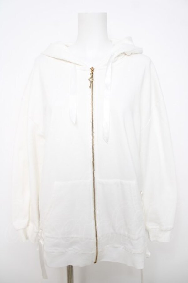 画像1: Secret Honey / スピンドルうさ耳パーカー 2 白 Y-26-03-28-049-CA-TO-SZ-ZY (1)