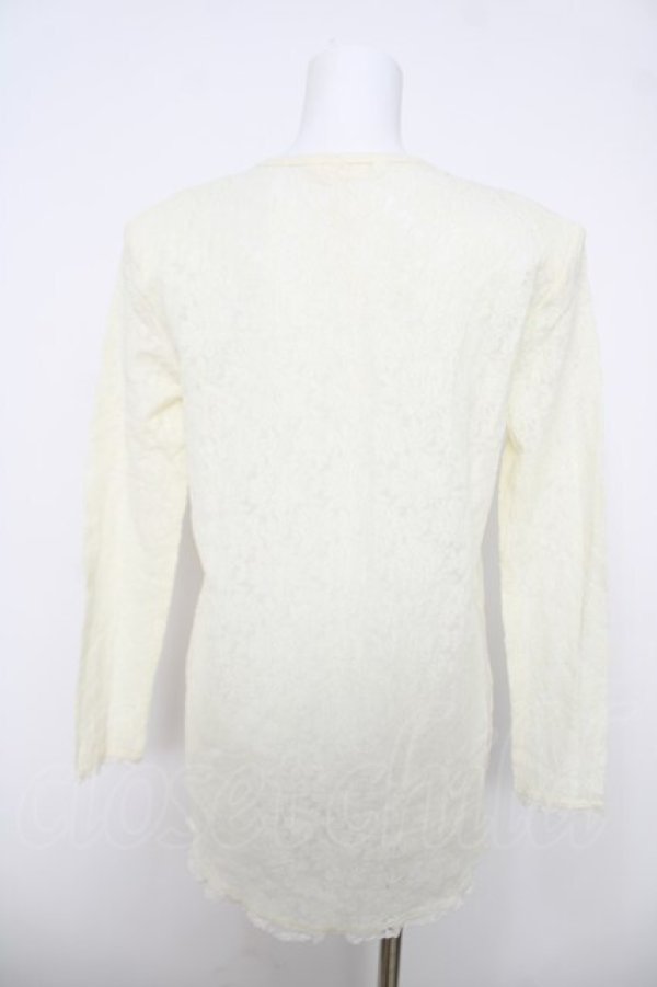 画像2: INGEBORG / 総レースロングトップス  アイボリー Y-26-03-28-050-LO-TO-SZ-ZY (2)