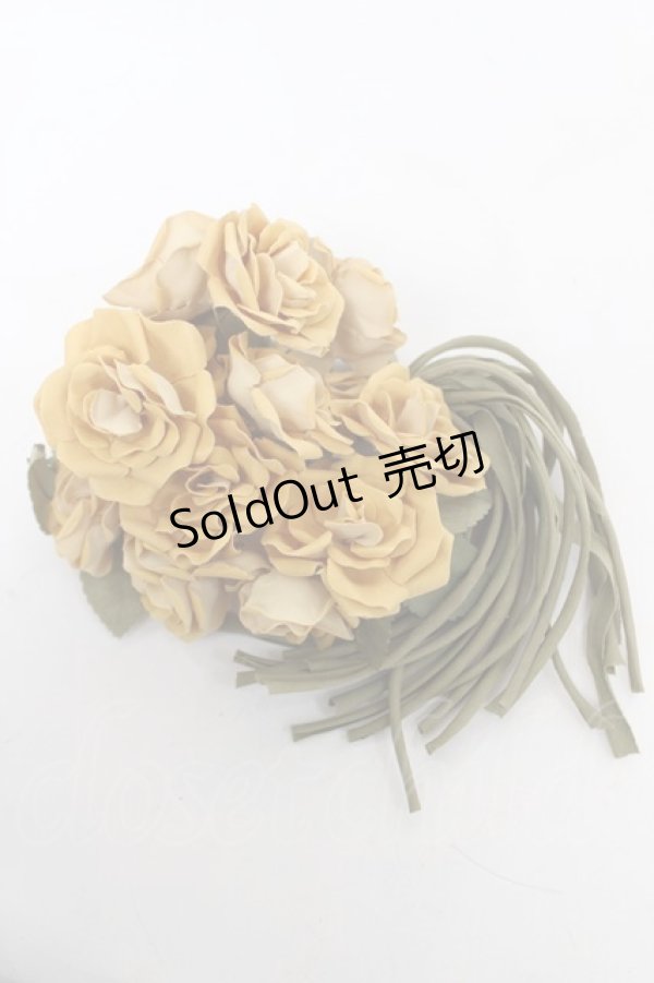 画像1: INGEBORG / バラモチーフコサージュ  イエロー Y-26-03-28-005-LO-ZA-SZ-ZY (1)