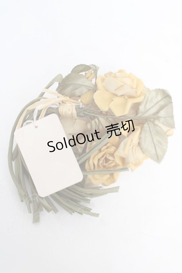 画像2: INGEBORG / バラモチーフコサージュ  イエロー Y-26-03-28-005-LO-ZA-SZ-ZY (2)