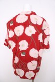 画像2: INGEBORG / ポピー柄半袖シャツ F 赤 Y-26-03-28-070-LO-BL-SZ-ZY (2)