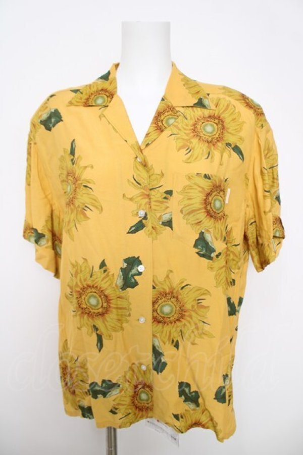 画像1: INGEBORG / 向日葵柄シャツ  イエロー Y-26-03-28-071-LO-BL-SZ-ZY (1)