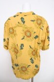 画像2: INGEBORG / 向日葵柄シャツ  イエロー Y-26-03-28-071-LO-BL-SZ-ZY (2)