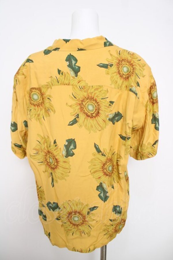画像2: INGEBORG / 向日葵柄シャツ  イエロー Y-26-03-28-071-LO-BL-SZ-ZY (2)