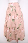 画像2: INGEBORG / バラ柄スカート  ピンク Y-26-03-28-078-LO-SK-SZ-ZY (2)