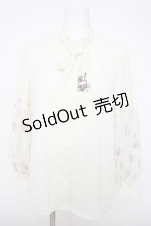 画像: axes femme / 眠れる森の美女ブラウス M 生成り Y-26-03-28-009-AX-BL-SZ-ZY