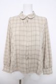 画像1: axes femme / ネクタイ付きブラウス M ベージュ Y-26-03-28-012-AX-BL-SZ-ZY (1)
