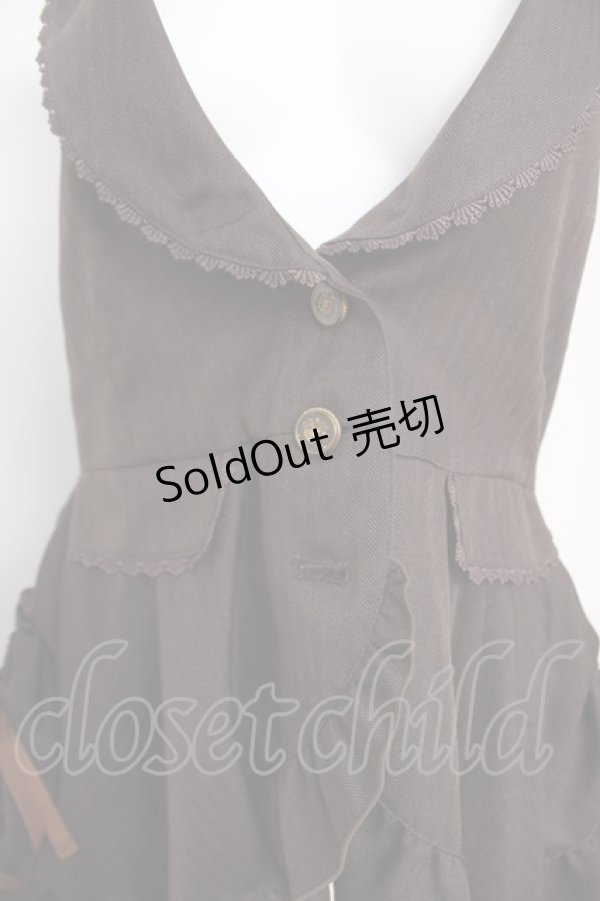 画像3: axes femme / サイドドロストロングベスト M 茶 Y-26-03-28-020-AX-TO-SZ-ZY (3)