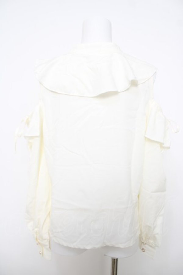 画像2: axes femme POETIQUE / 2wayオフショルブラウス M 生成り Y-26-03-28-024-AX-BL-SZ-ZY (2)