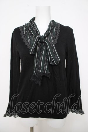 画像: axes femme / レジメ柄ボータイPO M 黒 Y-26-03-28-025-AX-TO-SZ-ZY