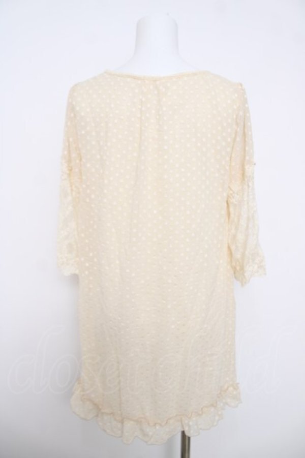 画像2: axes femme / カットドビーワンピース M 生成り Y-26-03-28-031-AX-TO-SZ-ZY (2)