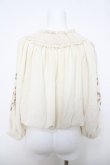画像2: axes femme / 袖刺繍トップス M 生成り Y-26-03-28-035-AX-TO-SZ-ZY (2)
