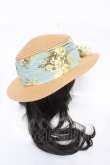 画像4: Anges et Demons / 向日葵デザイン麦わらハット  ベージュ Y-26-03-28-002-GO-AC-SZ-ZY (4)
