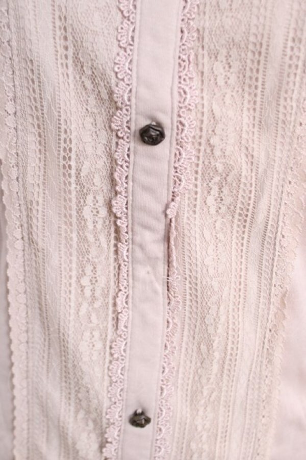 画像3: axes femme / レース使いブラウス風プルオーバー M ベージュ Y-26-03-28-039-AX-TO-SZ-ZY (3)